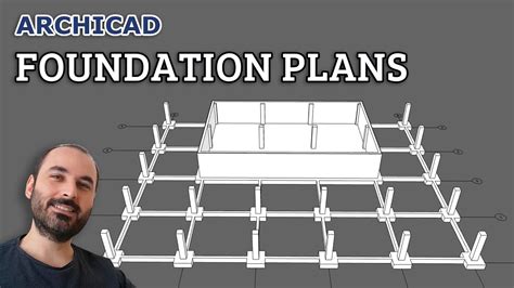 Foundation Plans In Archicad Tutorial Youtube