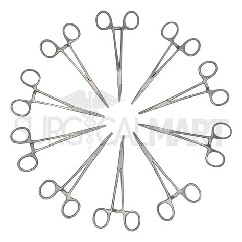 5 Pcs Hartman Mosquito Hemostat Forceps Set 3 5 Curved Surgical Mart