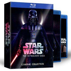 Star Wars Complete Movie Collection DVD Blu Ray Box Set Luux Movie