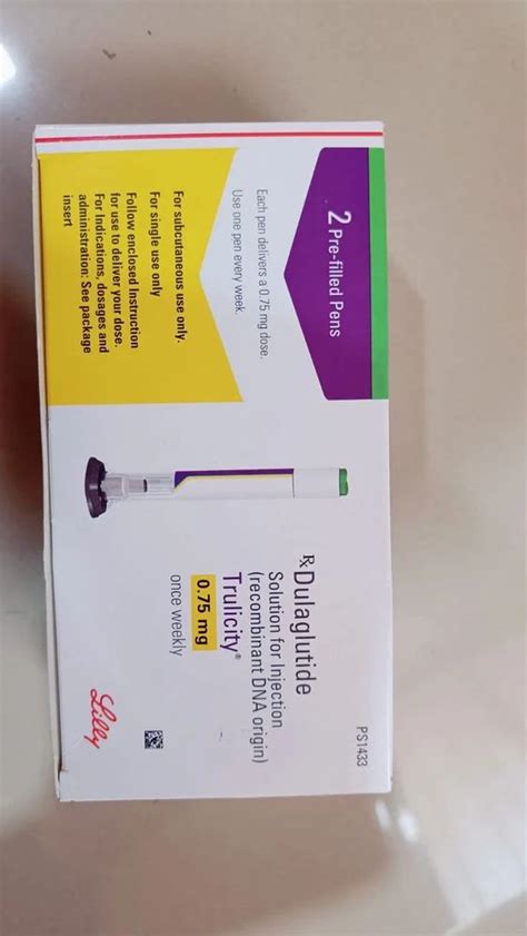 Trulicity Dulaglutide Injection Strength 0 75 Mg At 3000 Box In Pune