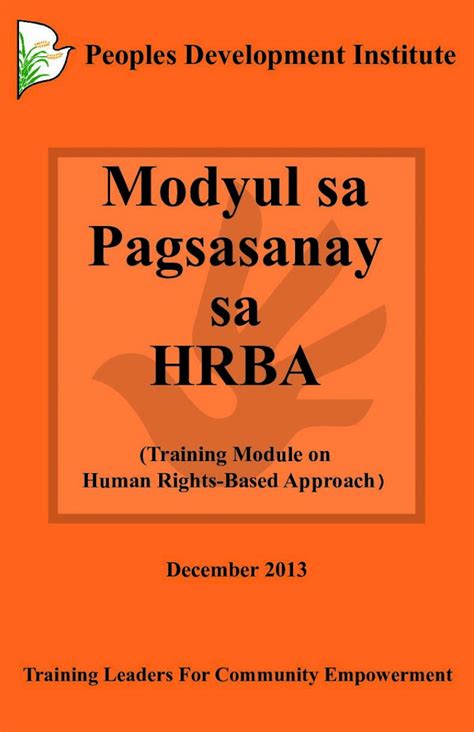 Pdf Training Module On Human Rights Based Approach Dokumen Tips