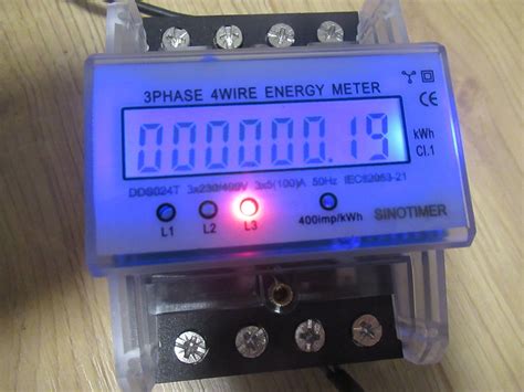 Sinotimer Dds T Din Rail Phase Wire Energy Meter Wattmeter Kwh