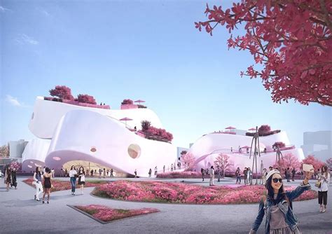 Mvrdv Presents Pink Tinged Proposal For Taoyuan Museum Of Art In Taiwan