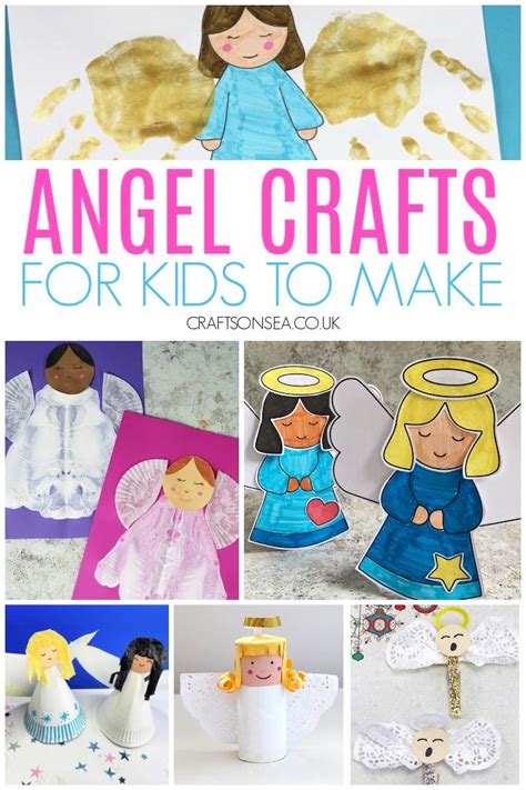 Angel Craft Ideas For Kids To Make - Crafts on Sea in 2024 | Angel ...