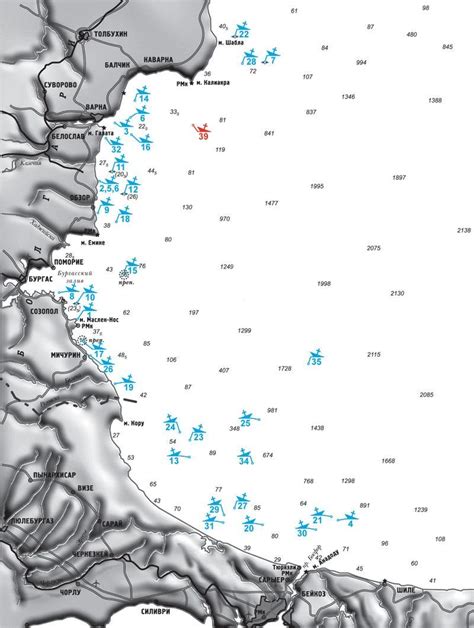 Map of the ship accidents near the Bulgarian Black Sea coast 2.1.1.... | Download Scientific Diagram