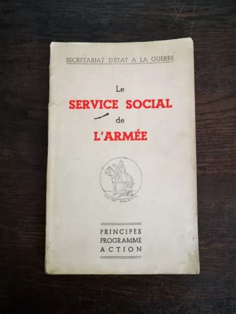 Ancien Le Service Social De L Arm E Secr Tariat D Etat La Guerre