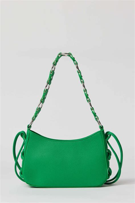 Urban Outfitters Kez Laced Baguette Bag In Green Lyst