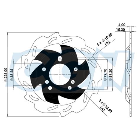 Disque Frein Scooter Av Oem Sym Orbit Ii Orbit Iii Jet Crox