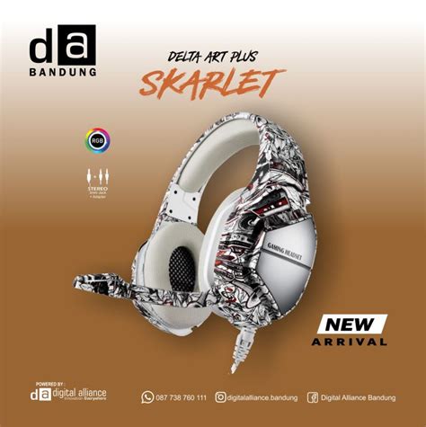 Digital Alliance Headset Gaming Delta Art Plus Skarlet Lazada Indonesia