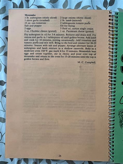 Old Country Cooking and Recipes | Found this old community cookbook in