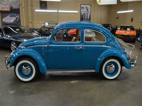 1964 Volkswagen Beetle 1300cc Sunroof Restored Sea Blue Coupe