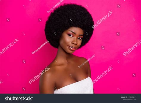 Portrait Attractive Naked Girl Fresh Pure Stock Photo