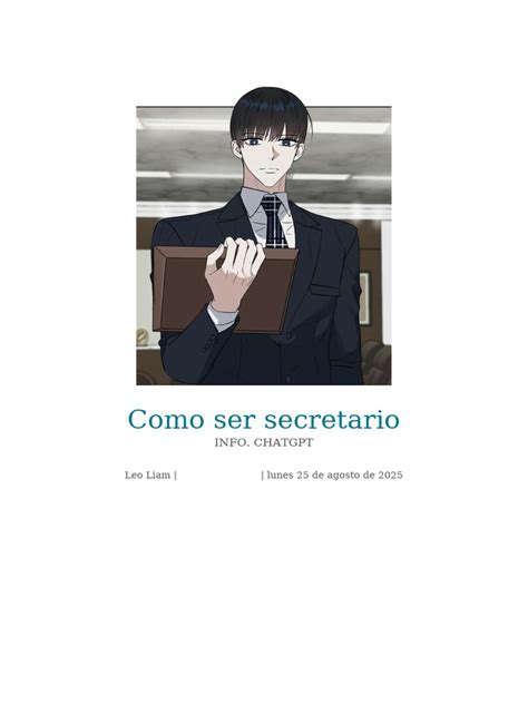 Como Se Escreve Secretário - Como Ser Secretario | PDF