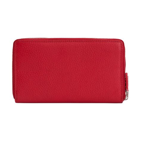 Portefeuille Femme Rouge Fantini Pelletteria