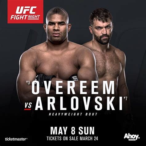 Overeem Vs Arlovski Andrei Arlovski Gunnar Nelson Ufc Poster Rear