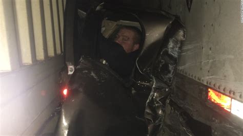 Oregon Driver Pinned Between Semi Trucks Survives