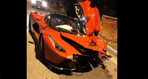 A LaFerrari, Allegedly Celebrity-Owned, Crashed In Beverly Hills ...