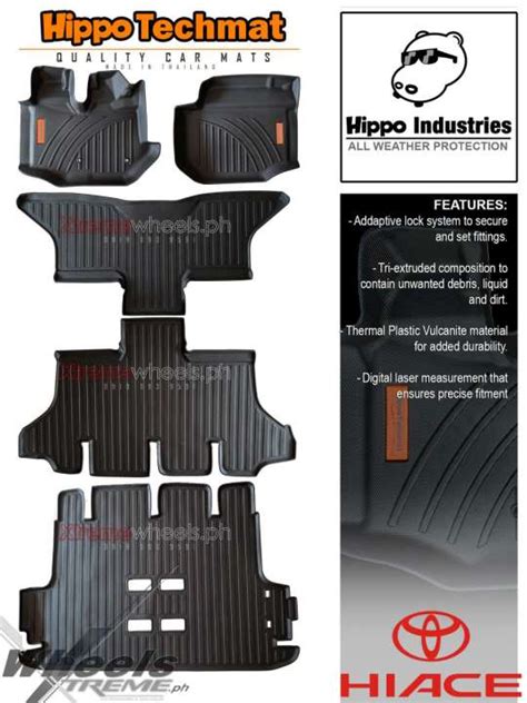 Toyota Hi Ace Super Grandia To Thick Hippo Techmat Floor