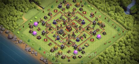 Best Unbeatable Base Th With Link Anti Everything Town Hall Level