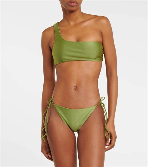 Jade Swim Apex One Shoulder Bikini Top Jade Swim