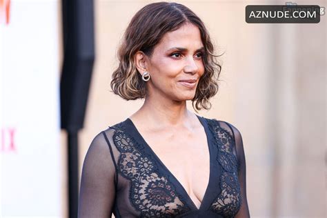 Halle Berry Sexy Stuns In A Hot Revealing Outfit At The Union Premiere In Los Angeles Aznude