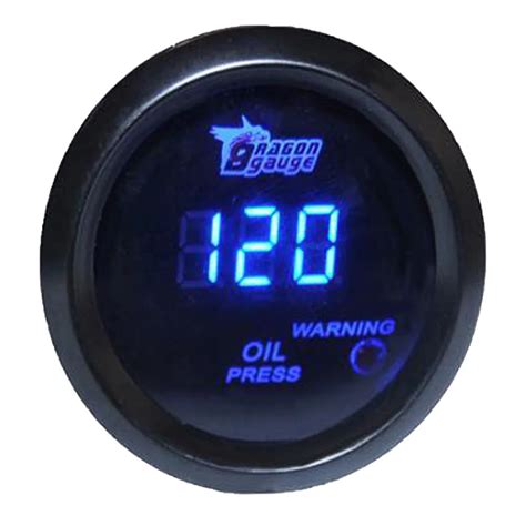 W Blue LED Display Temperature Meter Universal Car Truck LED Digital