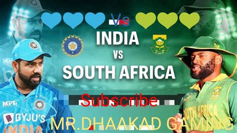 India💙💙 Vs 💚💚south Africa T20 Game Play Video Rinku Singh Hit 5 Ball