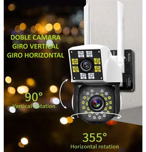 Ripley C Mara De Vigilancia Dual Ip Pan Tilt Wifi P Full Hd