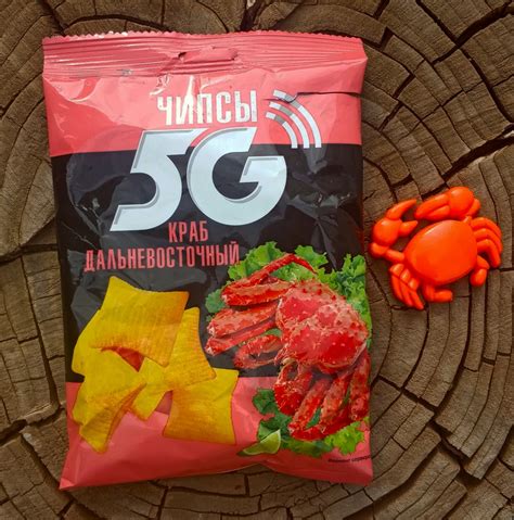 Чипсы 5G пшеничные со вкусом "краб дальневосточный" - «Покупка из ...