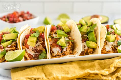 Easy Crock Pot Chicken Tacos