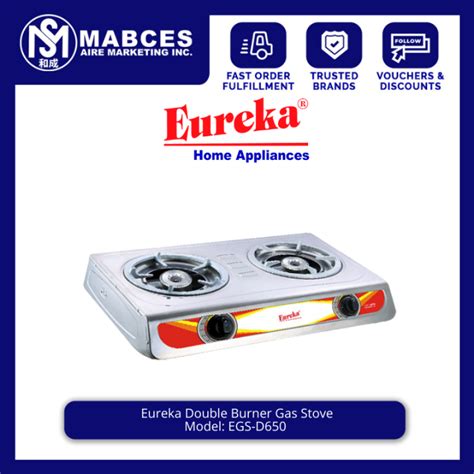 Eureka Double Burner Gas Stove Egs D Lazada Ph