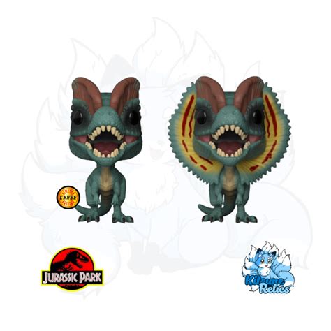 Funko Jurassic Park 25th Anniversary Dilophosaurus Chase Bundle