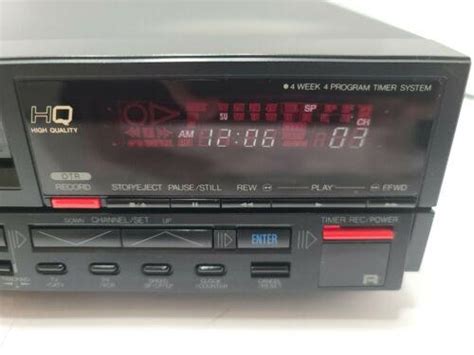 Emerson Vcr875 Vhs Playerrecorder Video Cassette Recorder Vintage