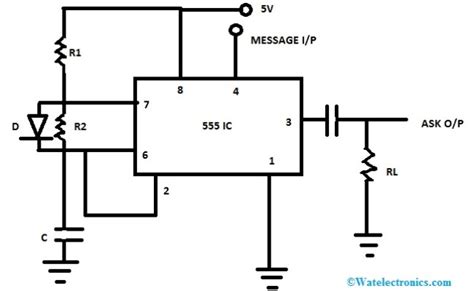 Amplitude Shift Keying Modulation And Demodulation Circuit Diagram Wiring View And Schematics