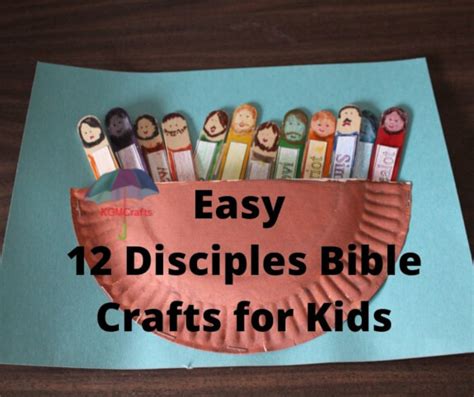 12 Disciples Bible Crafts Easy to Make