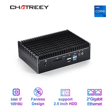 Mini Pc Fanless Design Intel Core I Core I Dual Lan Dual K Output