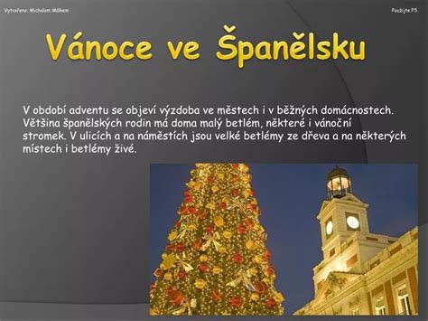 Ppt Vánoce Ve Španělsku Powerpoint Presentation Free Download Id