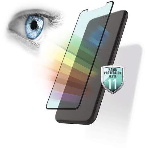 Hama 3D Full Screen Schutzglas Anti Bluelight Antibakt für iPhone 13