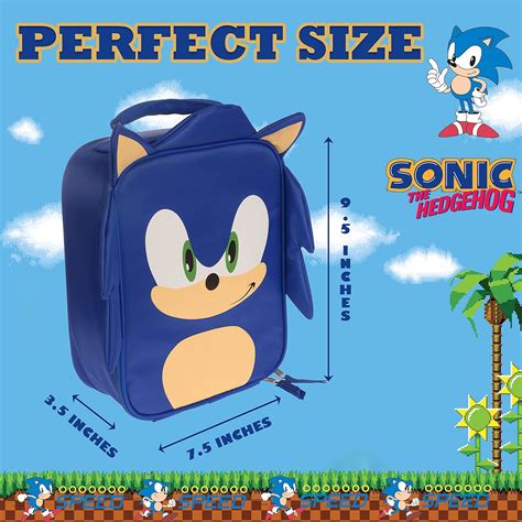 Ai Accessory Innovations Sonic The Hedgehog Lonchera Aislada Mini