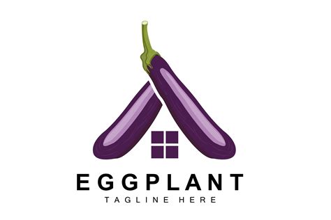 Eggplant Logo Design Vegetables Graphic By Ar Graphic · Creative Fabrica