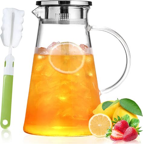 Joyboy Carafe En Verre Carafe En Verre Avec Couvercle Carafe Verre