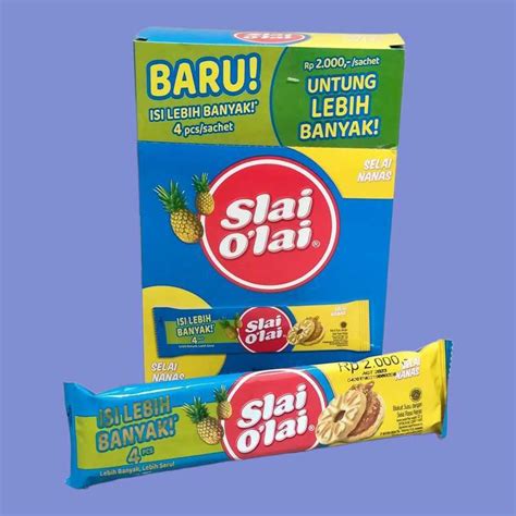 Jual Roma Slai O Lai Nanas Biskuit Gr Sachet Box Di Seller Juan