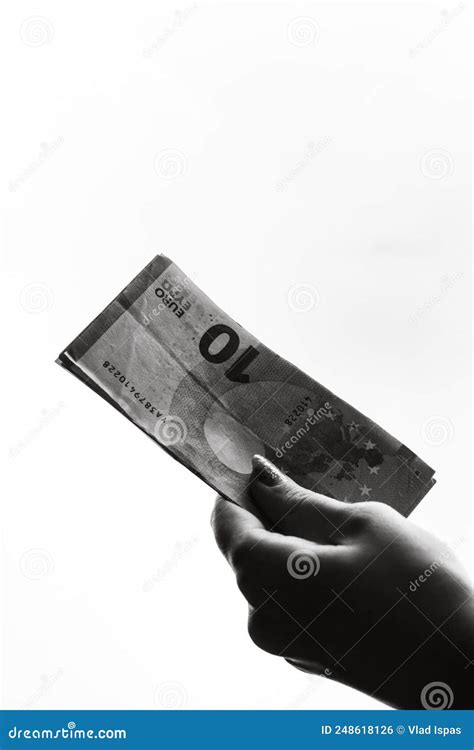 Money Black and White. Detail of Money Stock Photo - Image of finance ...