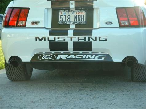 Sell Mustang Roush Style Bumper Insert With Ford Racing Sticker