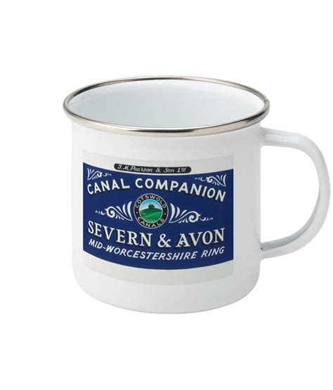 Pearson Canal Companion Enamel Mug Severn Avon The Canal Shop