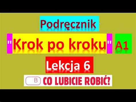 Krok Po Kroku A J Zyk Polski Youtube