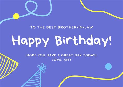 Happy Birthday Message For Brother In Law Hattie Michaelina