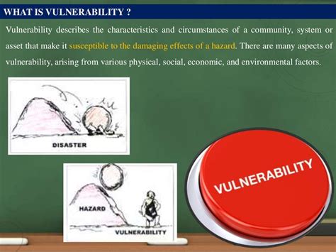Disaster vulnerability, risk and capacity 