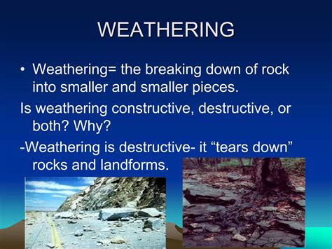 weathering