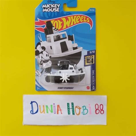 Promo HOT WHEELS DISNEY STEAMBOAT MICKEY MOUSE LUTOFIA Diskon 50 Di
